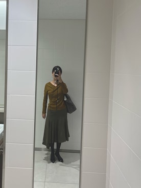 「EPOCA（エポカ）のアイテム」を使った、makicooさん（レディース・163cm）の秋コーディネート