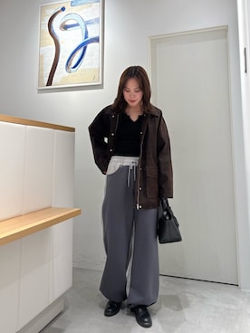 「アイテム（その他アウター）」を使った、yukiさん（レディース・163cm）の秋コーディネート