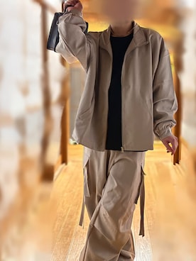 「セットアップコーデ」｜「アイテム（ブルゾン）」を使った、M⃠a⃠s⃠a⃠zgzu74さん（メンズ・171cm）の秋コーディネート