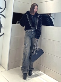 GGエコファーショートフードコート｜ジェイダ（GYDA）公式通販｜RUNWAY