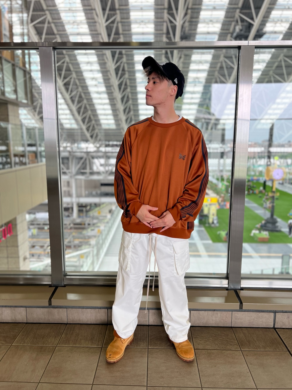 Needlesのジャージを使った人気ファッションコーディネート（年齢：15