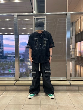 「LHPLUCUA大阪」｜ヒナヒナさん（メンズ・177cm）の夏コーディネート