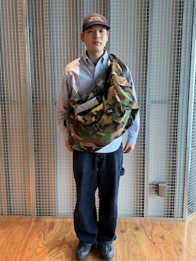 「Saturdays NYC（サタデーズ ニューヨークシティ ）のアイテム」を使った、SOICHIさん（メンズ・180cm）の秋コーディネート