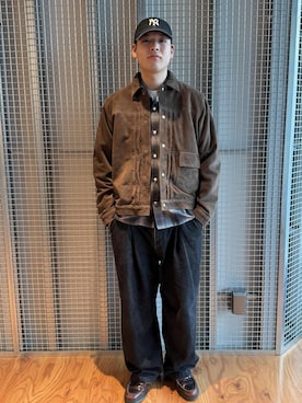 「Saturdays NYC（サタデーズ ニューヨークシティ ）のアイテム」を使った、SOICHIさん（メンズ・180cm）の秋コーディネート