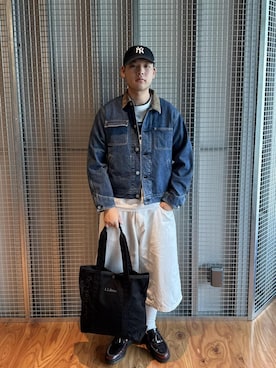 「Saturdays NYC（サタデーズ ニューヨークシティ ）のアイテム」を使った、SOICHIさん（メンズ・180cm）の秋コーディネート