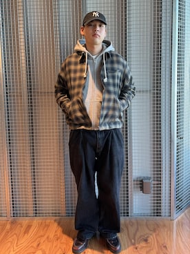 「コットン」｜SOICHIさん（メンズ・180cm）の秋コーディネート