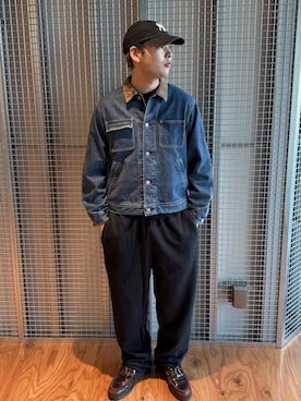 「コットン」｜SOICHIさん（メンズ・180cm）の秋コーディネート
