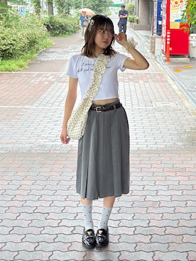 「SPINNS(スピンズ)のアイテム(ファッション雑貨)」を使った、ユズ🌼*・さん(レディース・156cm)の秋コーディネート