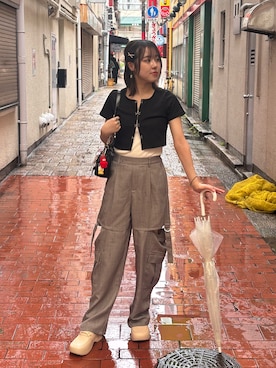 「しまむら」｜ﾕｽﾞ🌼*･さん（レディース・156cm）の夏コーディネート