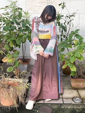 「AZUL by moussy（アズールバイマウジー）のアイテム」を使った、ﾕｽﾞ🌼*･さん（レディース・156cm）の秋コーディネート
