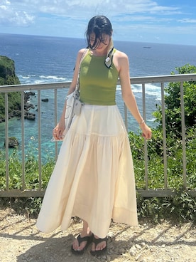 「SMELLY（スメリー）のアイテム（財布/小物）」を使った、cocoinkさん（レディース・164cm）の夏コーディネート