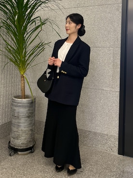 「アイテム（シュシュ）」を使った、cocoinkさん（レディース・164cm）の冬コーディネート