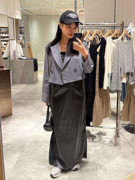 「アイテム（その他アウター）」を使った、MIYAGAWA_165㎝さん（レディース・165cm）の秋コーディネート