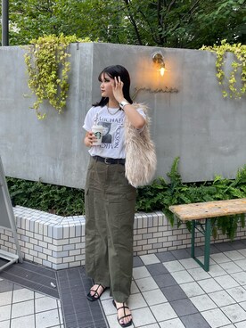 MIYAGAWA_165㎝さん（レディース・165cm）の夏コーディネート