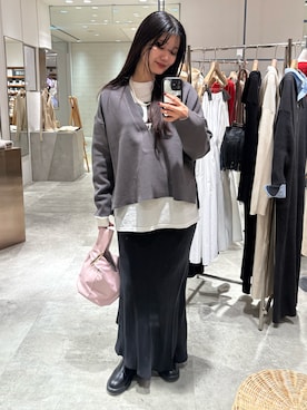 MIYAGAWA_165㎝さん（レディース・165cm）の冬コーディネート