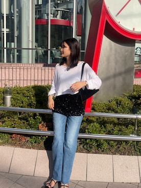 MIYAGAWA_165㎝さん(レディース・165cm)の夏コーディネート