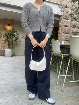 「冬コーデ、スニーカーコーデ」｜「アイテム（その他パンツ）」を使った、MIYAGAWA_165㎝さん（レディース・165cm）の冬コーディネート