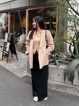 MIYAGAWA_165㎝さん（レディース・165cm）の冬コーディネート