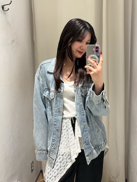 SHENERYのデニムジャケットを使った人気ファッションコーディネート - WEAR