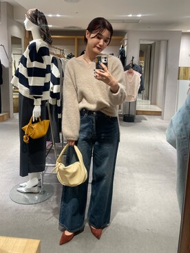 「ai no de（アイノデ）のアイテム」を使った、MIYAGAWA_165㎝さん（レディース・165cm）の秋コーディネート
