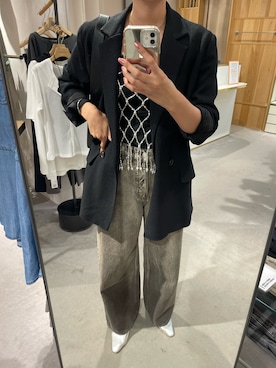 「SHENERY（シーナリー）のアイテム（テーラードジャケット）」を使った、MIYAGAWA_165㎝さん（レディース・165cm）の秋コーディネート