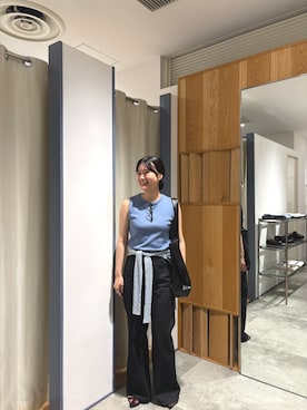 MIYAGAWA_165㎝さん（レディース・165cm）の夏コーディネート