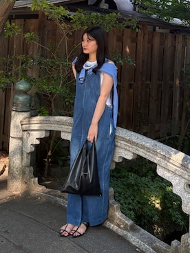 「MM6 Maison Margiela（ｴﾑｴﾑｼｯｸｽ ﾒｿﾞﾝ ﾏﾙｼﾞｪﾗ）のアイテム」を使った、MIYAGAWA_165㎝さん（レディース・165cm）の夏コーディネート