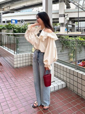 春夏の主役ブラウス】アムンゼンフリルブラウスを使った人気