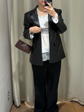 MIYAGAWA_165㎝さん（レディース・165cm）の冬コーディネート