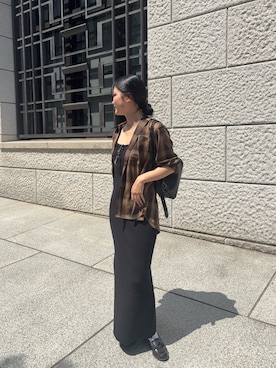 MIYAGAWA_165㎝さん（レディース・165cm）の夏コーディネート