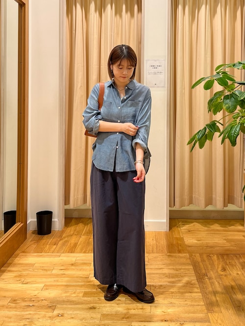 再入荷』シアーデニムシャツ（シャツ/ブラウス）｜URBAN