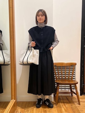 「イエベ春」｜Natsumi    さん（レディース・171cm）の冬コーディネート