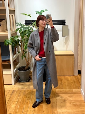 「アイテム（その他アウター）」を使った、Natsumi    さん（レディース・171cm）の秋コーディネート