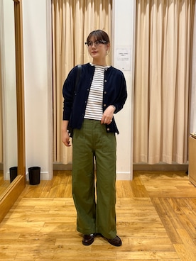 「かぐれ（カグレ）のアイテム（カーディガン/ボレロ）」を使った、Natsumi    さん（レディース・171cm）の秋コーディネート