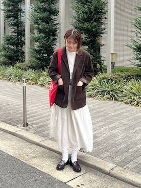 「イチ推しジャケットスタイル」｜「アイテム（その他アウター）」を使った、Natsumi    さん（レディース・171cm）の秋コーディネート