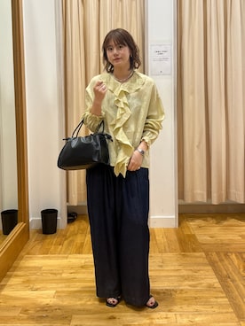 「URBAN RESEARCH DOORS（アーバンリサーチドアーズ）のアイテム（デニムパンツ）」を使った、Natsumi    さん（レディース・171cm）の夏コーディネート