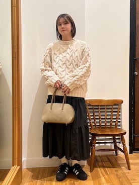 「イエベ春」｜Natsumi    さん（レディース・171cm）の冬コーディネート