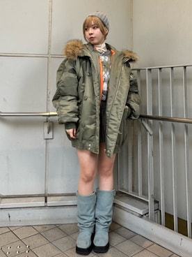 SHUNOさん（レディース・153cm）の冬コーディネート