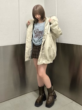 「jouetie（ジュエティ）のアイテム」を使った、SHUNOさん（レディース・153cm）の秋コーディネート