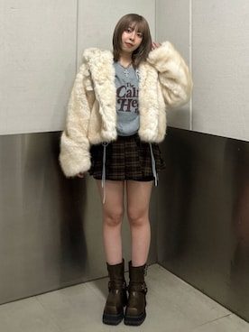 「jouetie（ジュエティ）のアイテム」を使った、SHUNOさん（レディース・153cm）の秋コーディネート