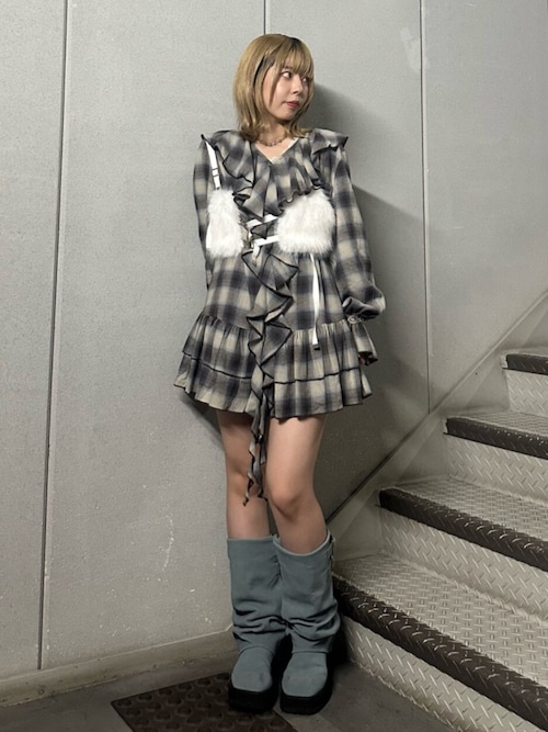 ベルトカバーブーツ 厚底 靴（ブーツ）｜jouetie（ジュエティ）の