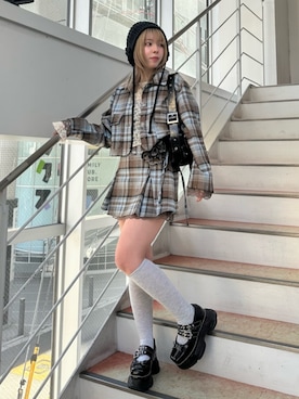 SHUNOさん(レディース・153cm)の冬コーディネート