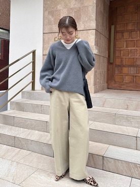 「アイテム（その他トップス）」を使った、sakataさん（レディース・160cm・20代）の秋コーディネート