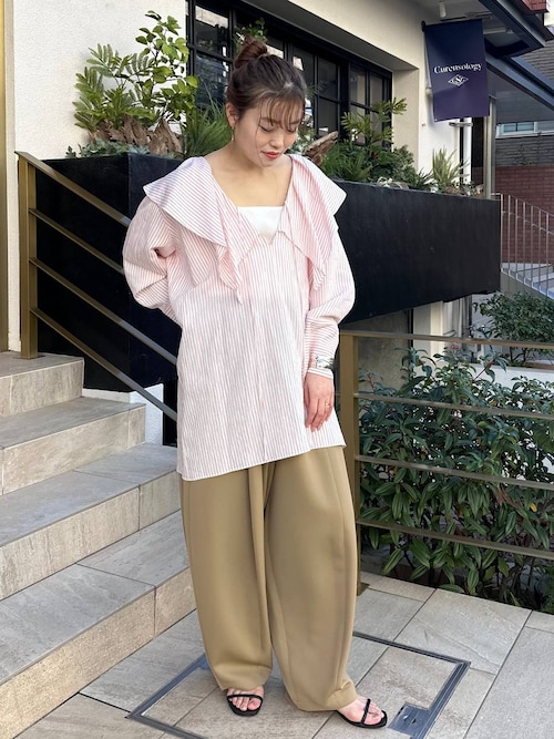 カレンソロジー フォールドロストパンツ 完売 Curensology(カレンソロジー)/フォールドロストパンツ（その他パンツ