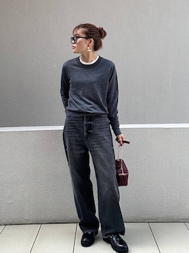 「アイテム（その他トップス）」を使った、sakataさん（レディース・160cm・20代）の秋コーディネート