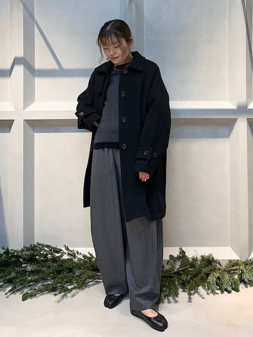 美品 カレンソロジー 24AWファインウールバックリボンプルオーバー ブラック Curensology（カレンソロジー）の「Curensology(カレンソロジー