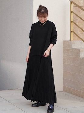 Curensology(カレンソロジー)/プリーツドッキングワンピースを使った