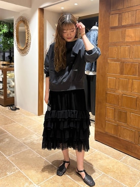 「アイテム（バングル/リストバンド）」を使った、sakataさん（レディース・160cm・20代）の夏コーディネート