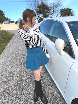 「CECIL McBEE（セシルマクビー）のアイテム」を使った、しぃさん（レディース・156cm）の春コーディネート