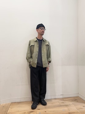 「SENSE OF PLACE by URBAN RESEARCH(センスオブプレイスバイアーバンリサーチ)の『ユニセックス』ドローコードツキアソートTシャツ(5分袖)(Tシャツ/カットソー、その他)」を使った、xxxcanxxxさん(メンズ・170cm)の夏コーディネート